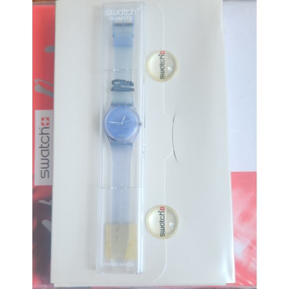 Swatch watch LA BANANE BLEUE GN192P 2000 Luxury Collection Vendôme NOS - Picture 12 of 12